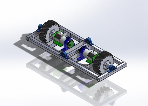 采用麦克纳姆轮的后轮机器人缩略图